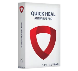 QUICK HEAL ANTIVIRUS PRO - 1 USER 1 YEAR