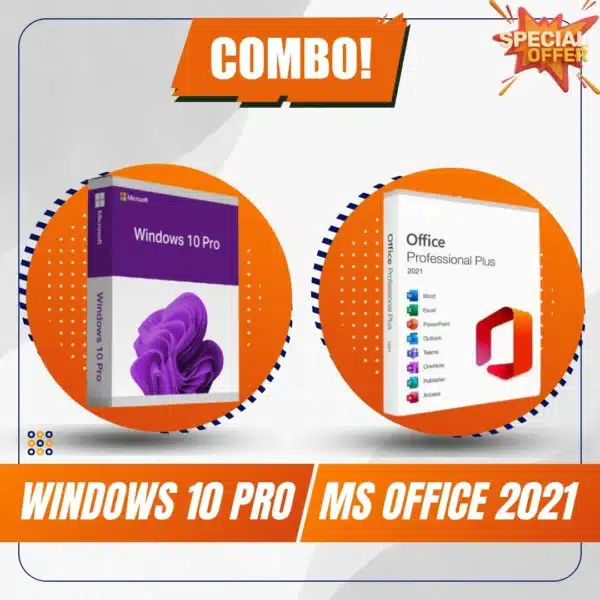 WINDOW 10 PRO PRODUCT KEY + MS OFFICE 2021 PRO PLUS