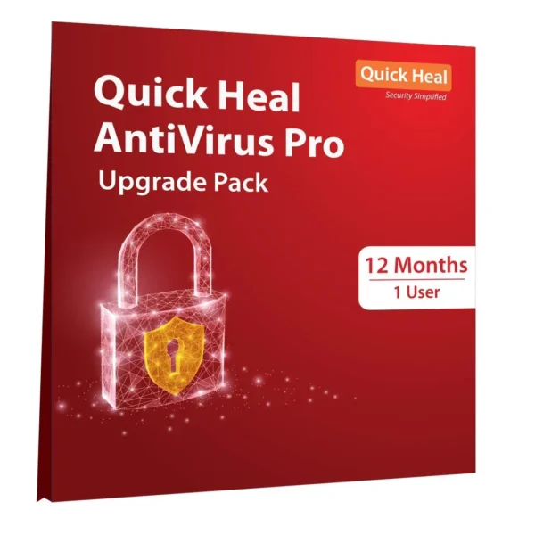 QUICK HEAL PRO RENEWAL KEY (LR1UP) - 1 USER 1 YEAR