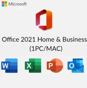 MS OFFICE FOR WINDOWS/MAC - 2021 HOME & BUSINESS (EMAIL BIND KEY)