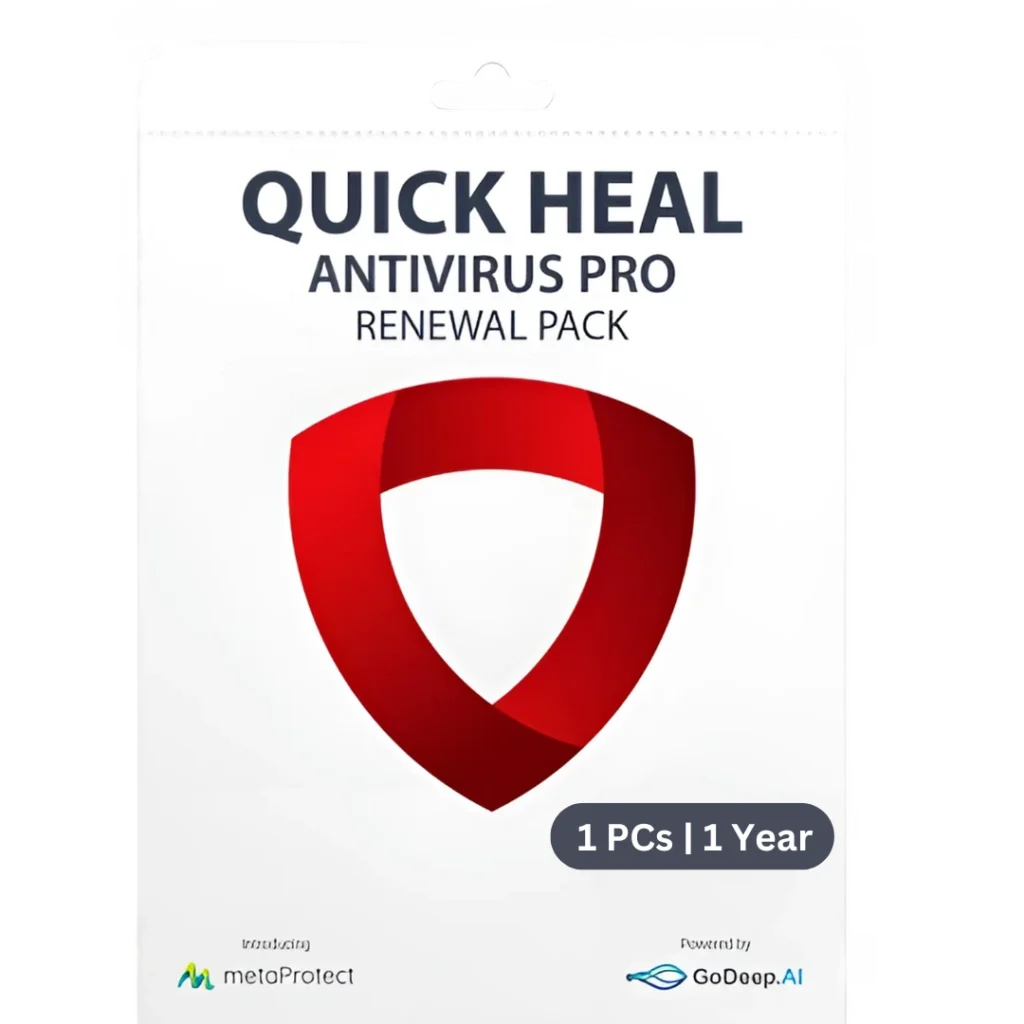 QUICK HEAL PRO RENEWAL KEY (LR1UP) – 1 USER 1 YEAR