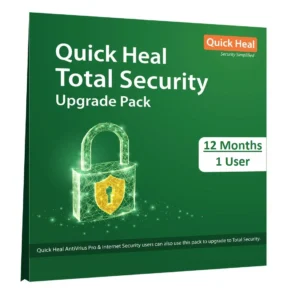 QUICK HEAL TOTAL SECURITY RENEWAL KEY (TR1UP)- 1 USER 1 YEAR (UPGRADE PACK)