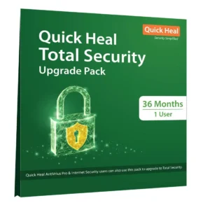 QUICK HEAL TOTAL SECURITY RENEWAL KEY(TS1UP)- 1 USER 3 YEAR
