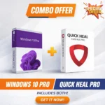 WINDOWS 10 PRO PRODUCT KEY + QUICK HEAL PRO 1 USER 1 YEAR