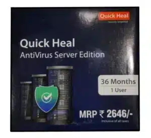 Quick Heal Server Antivirus Renewal Key 1 User 3 Years