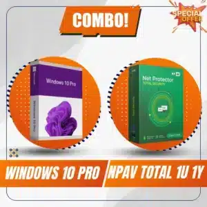 WINDOWS 10 PRO + NPAV TOTAL SECURITY 1U 1Y