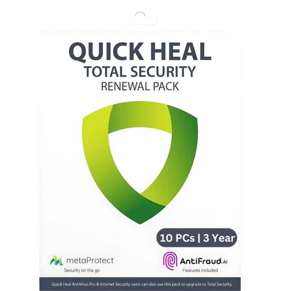 Quick Heal Total Security 10 PC 3 Year Renewal