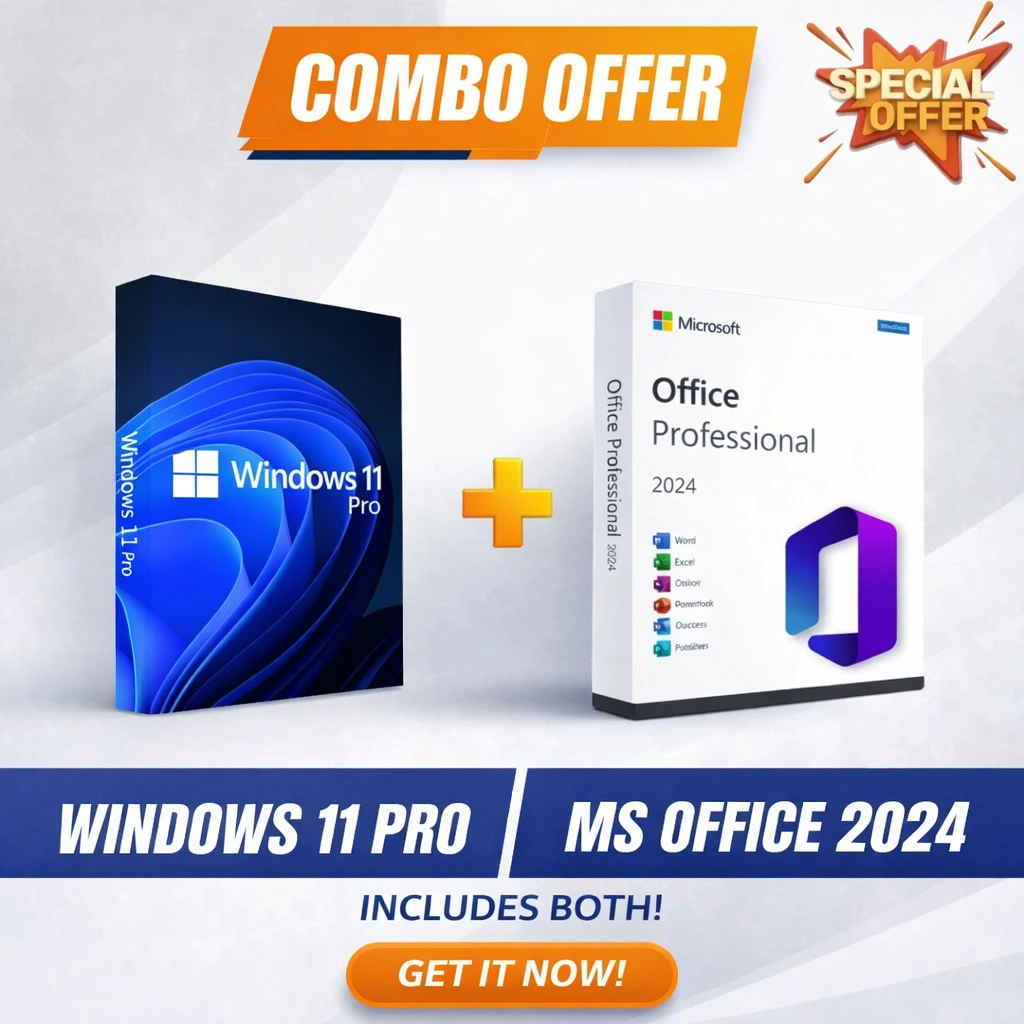 WINDOW 11 PRO PRODUCT KEY + OFFICE 2024 PRO PLUS